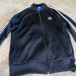 Adidas men’s black zip up